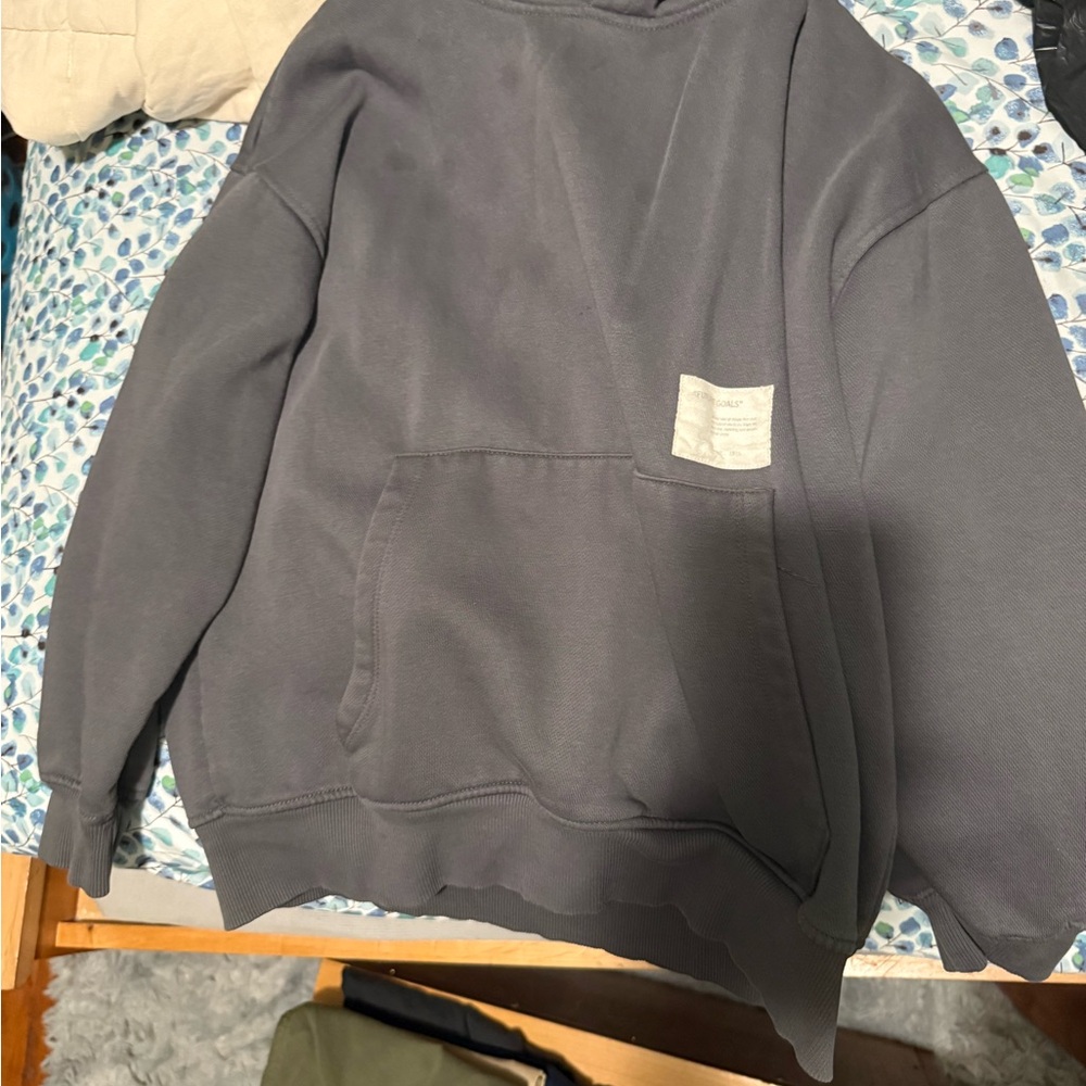 Gray Hoodie with Front Pocket